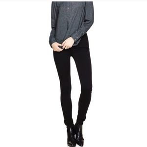 Aritzia The Castings Mid Rise Jegging Overdye Black